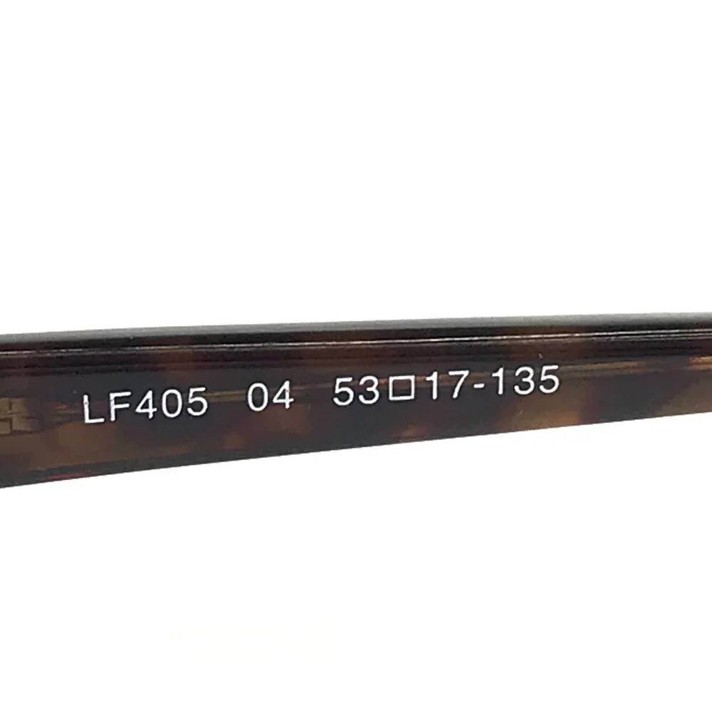 London Fog Eyeglasses Frames LF405 04 Brown Gold Round Full Rim 53-17-135